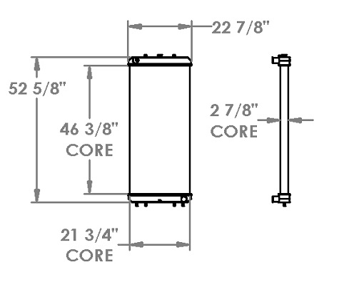 451509 - Case CX350D Radiator Radiator