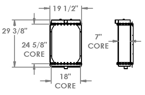 451518 - 1990 MCI 102C3 Radiator Radiator