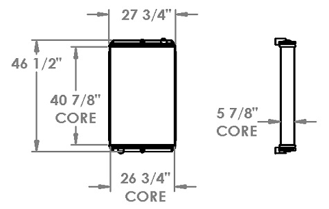 451521 - Caterpillar Scraper Radiator Radiator