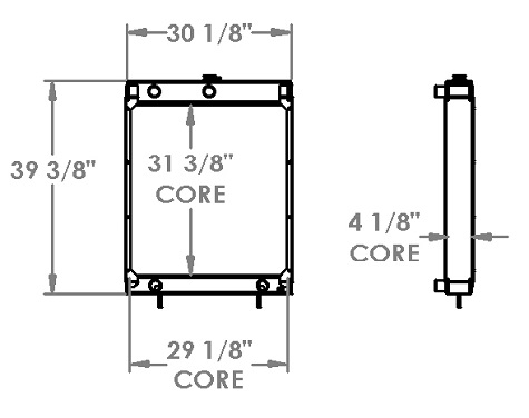 451525 - Barko 775 Feller Buncher Radiator Radiator