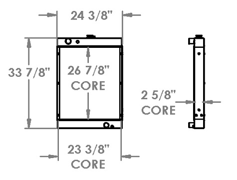 451527 - Generac MMG45KFH Radiator Radiator