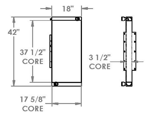 451530 - JCB 722 Articulated Dump Truck Radiator