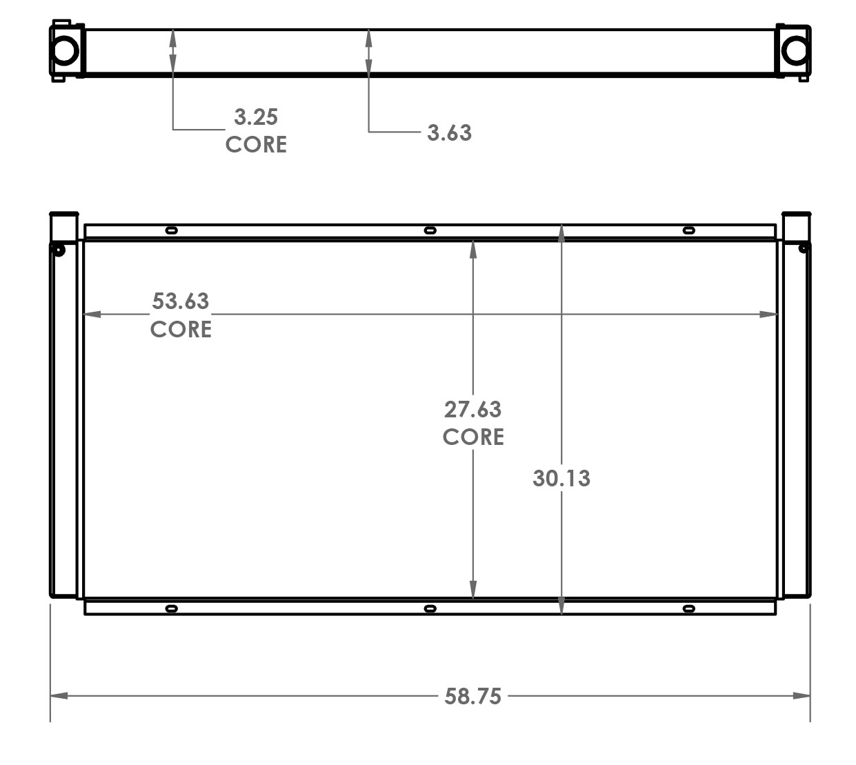 451538 - New Flyer Bus Radiator Radiator