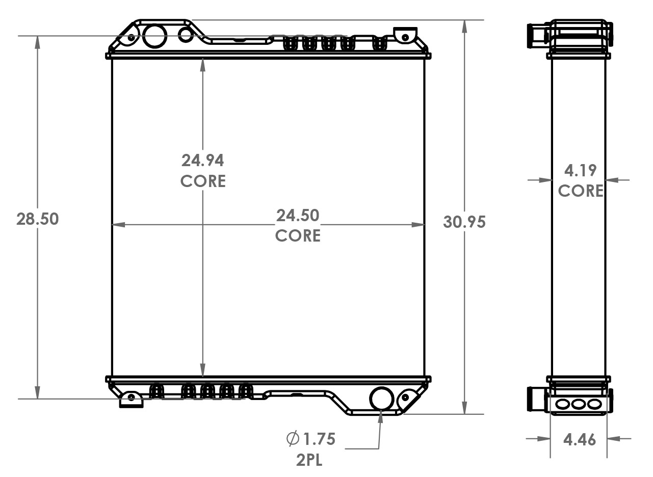 451539 - Caterpillar 906 Radiator Radiator