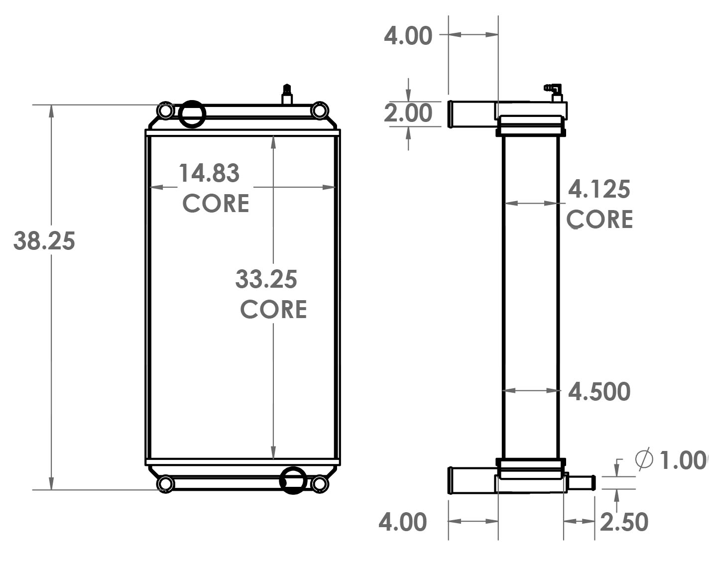 451555 - Caterpillar 320 GC Radiator Radiator