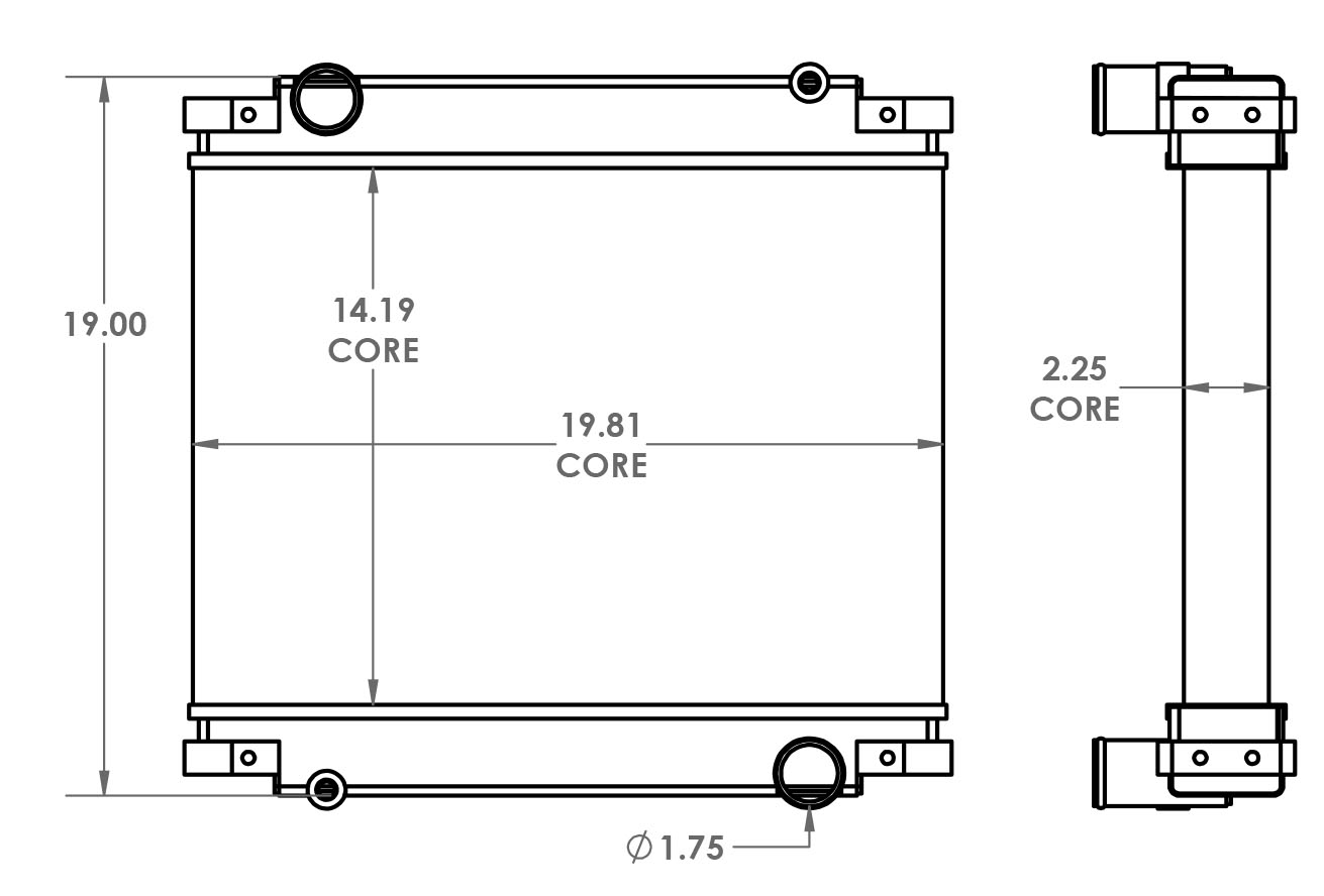 451558 - JLG 460SJ Radiator Radiator