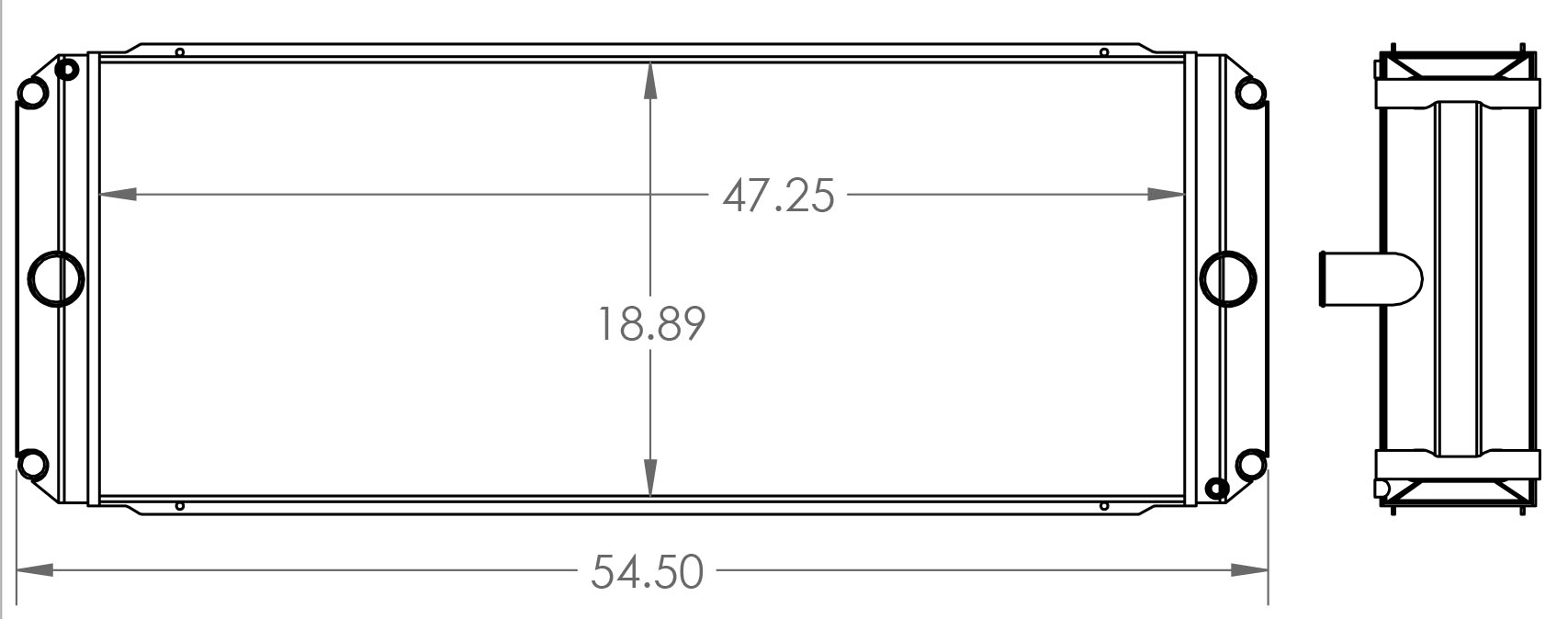 451581 - Case CR9060 Radiator Radiator