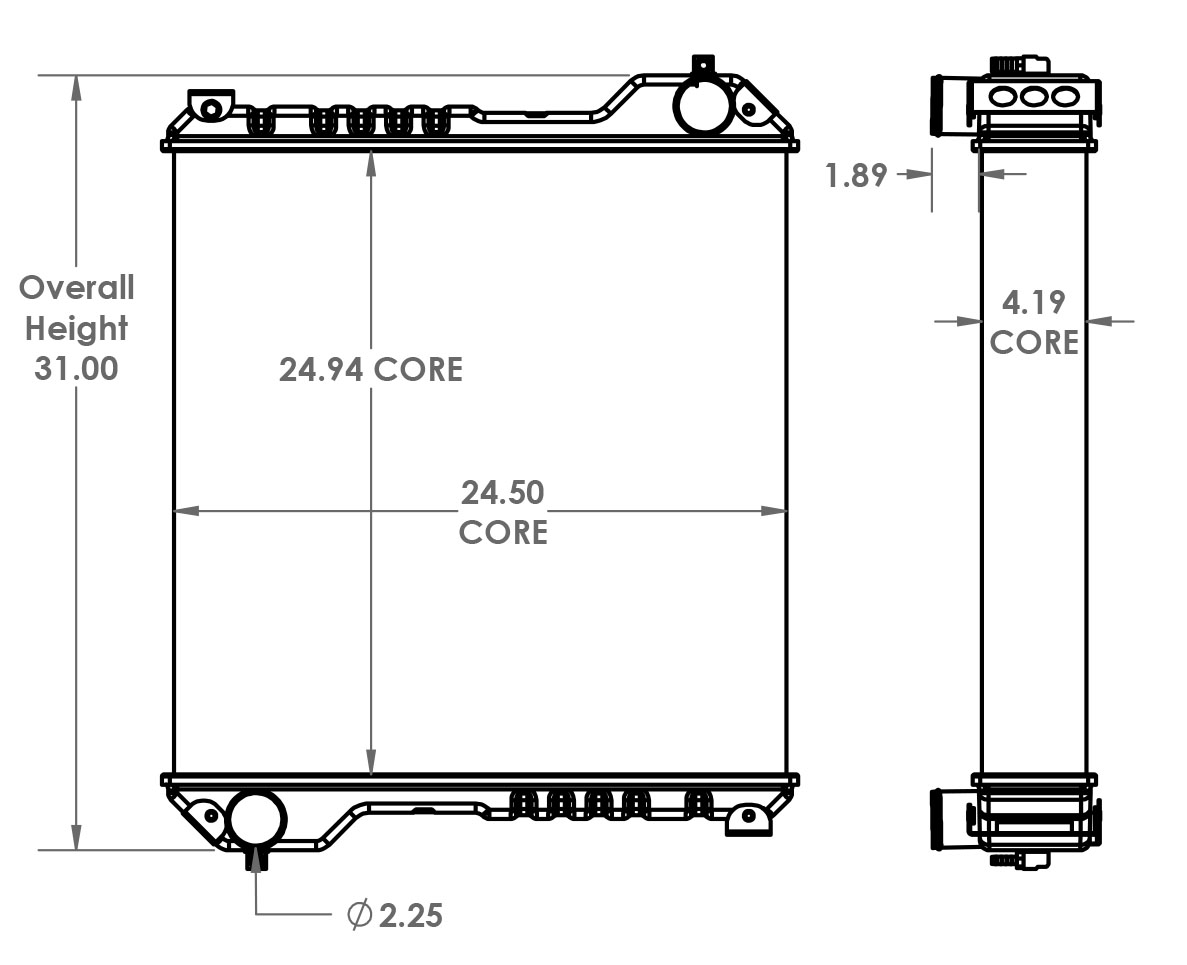 451590 - Caterpillar CS44 Radiator Radiator