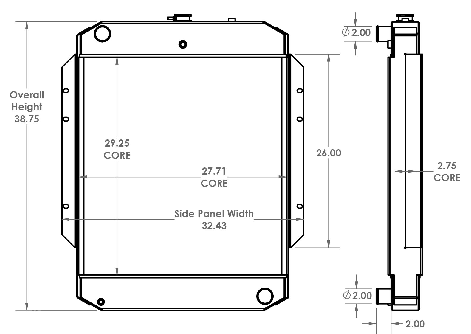 451591 - Generac Radiator Radiator