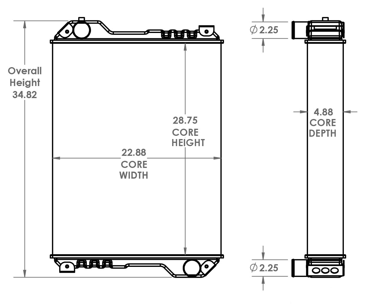 451595 - Caterpillar Radiator Radiator