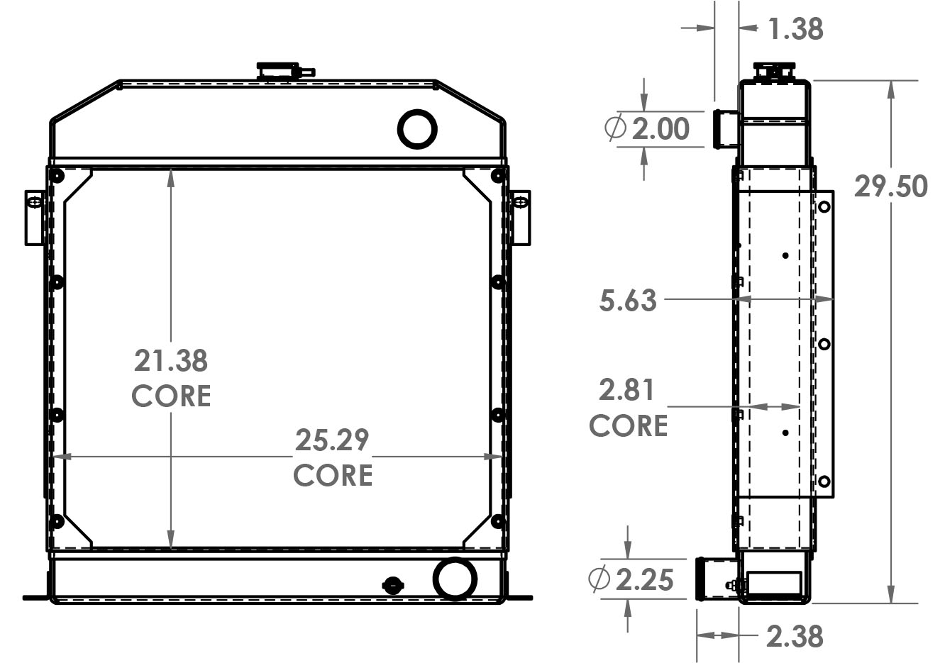 451610 - Gradall 534D10 Radiator Radiator