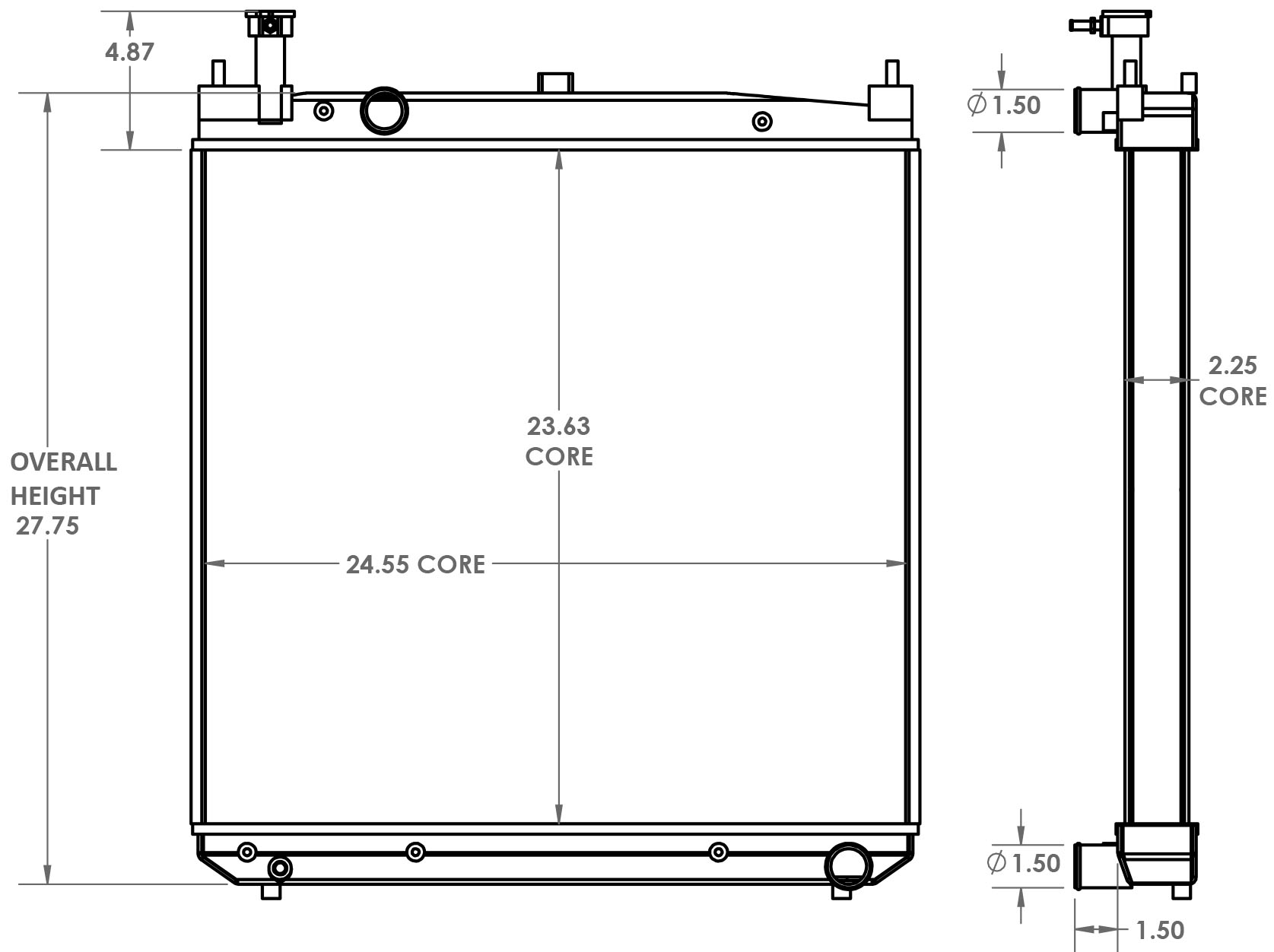 451613 - Shindaiwa Generator Radiator Radiator