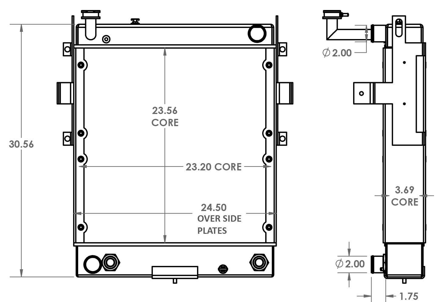 451620 - Hyster H360 Radiator Radiator