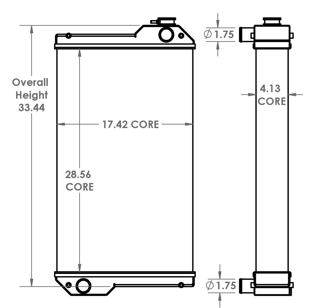 451622 - Caterpillar Roller Radiator Radiator