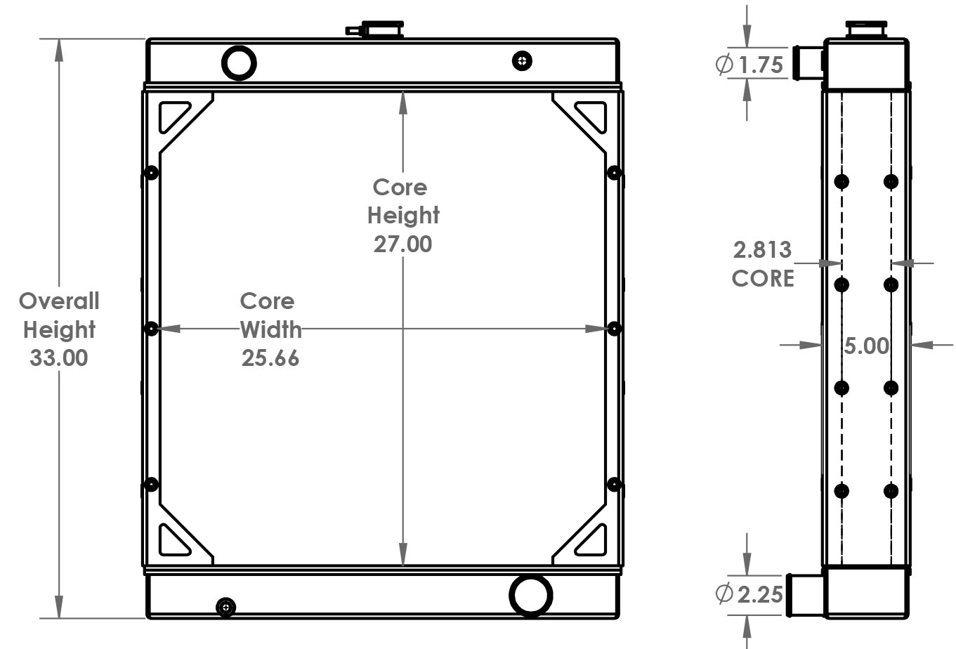 451627 - Thompson Water Pump Radiator