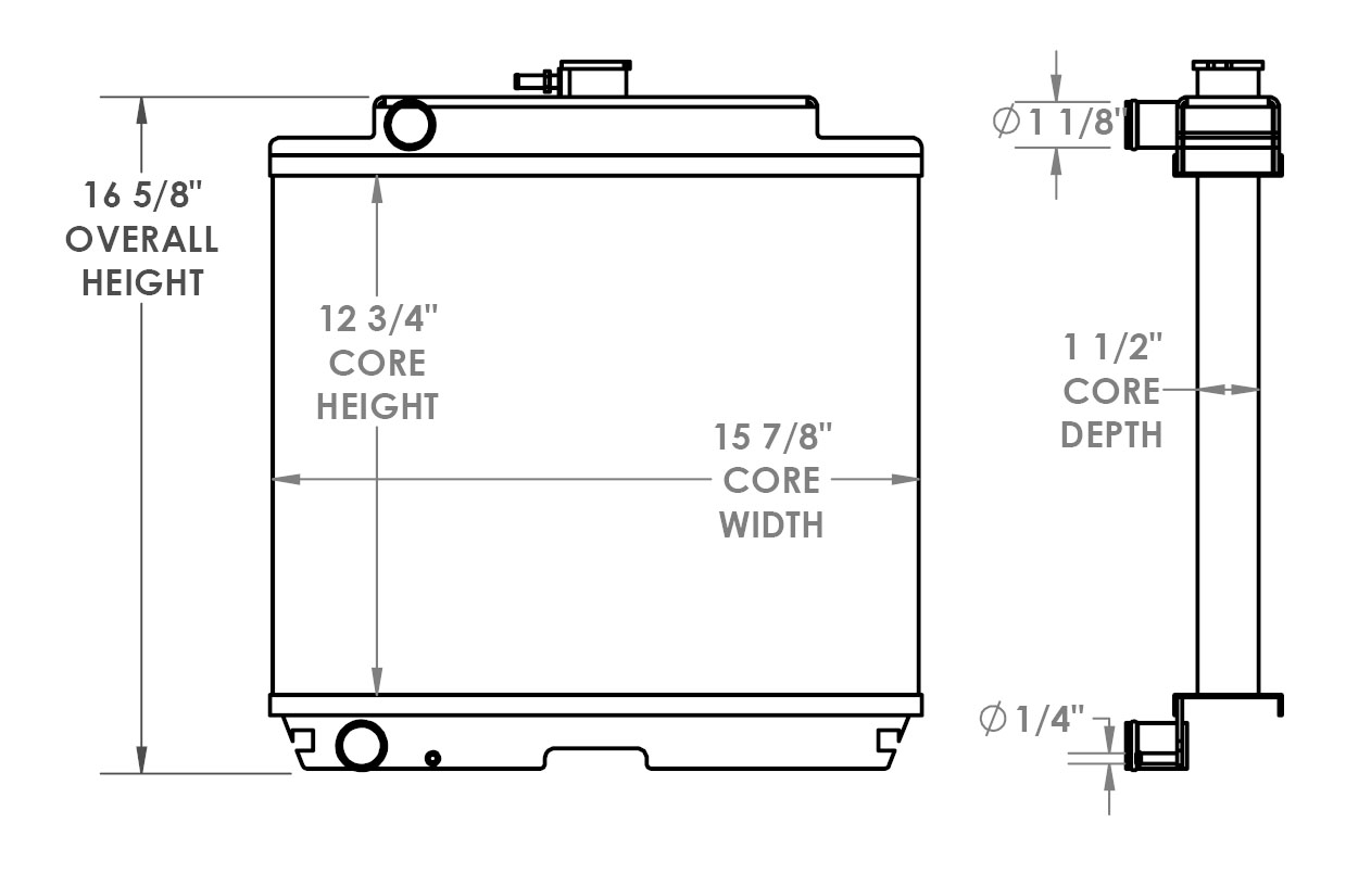 451631 - New Holland TC21 Radiator Radiator