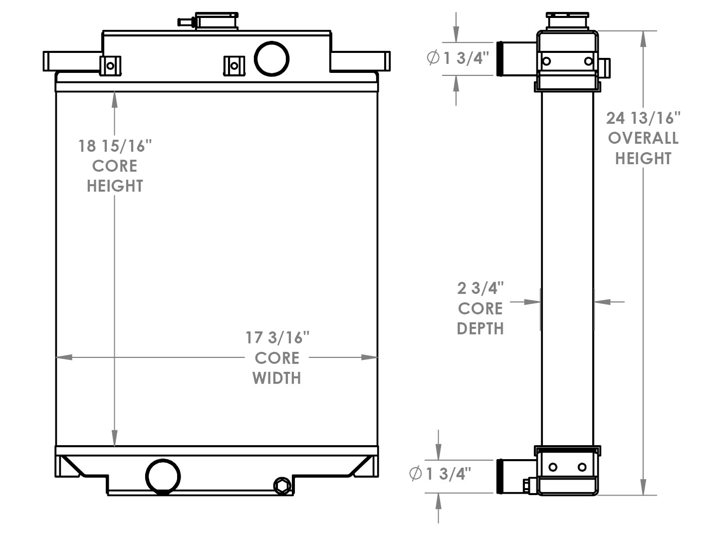 451634 - Massey Ferguson 2600 Radiator Radiator