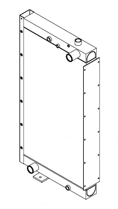 451646 - Custom Deutz Engine Radiator Radiator