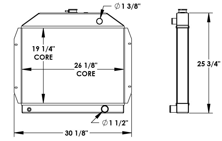 451662 - Generac Generator Radiator Radiator