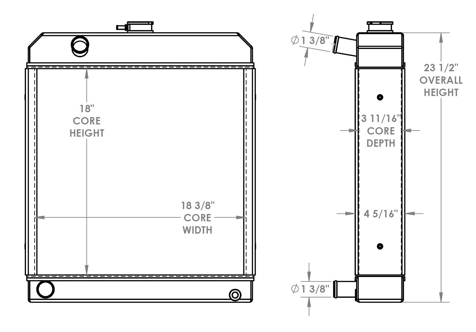 451676 - Vermeer Radiator Radiator