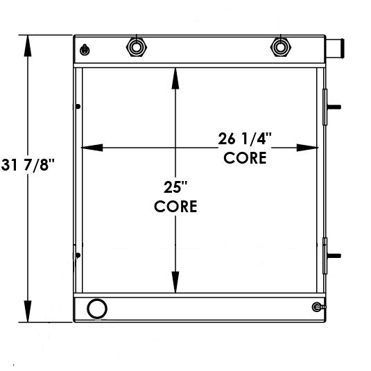 451680 - Royal Forklift Radiator Radiator