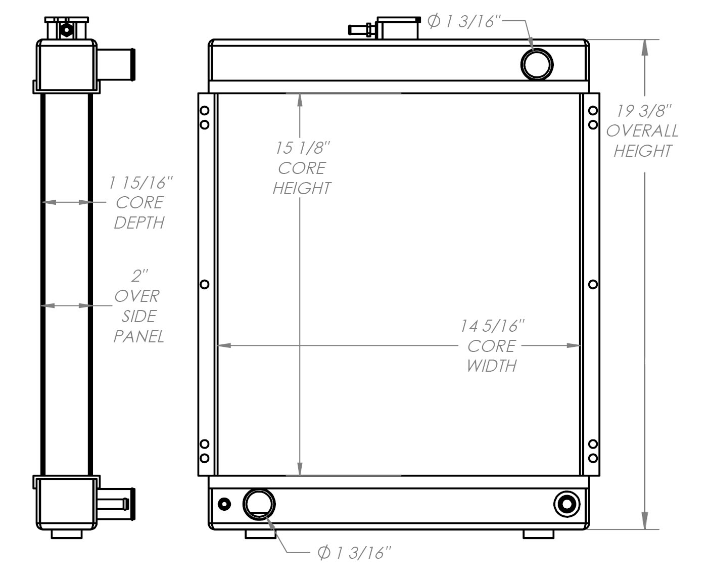 451686 - Generator Radiator Radiator