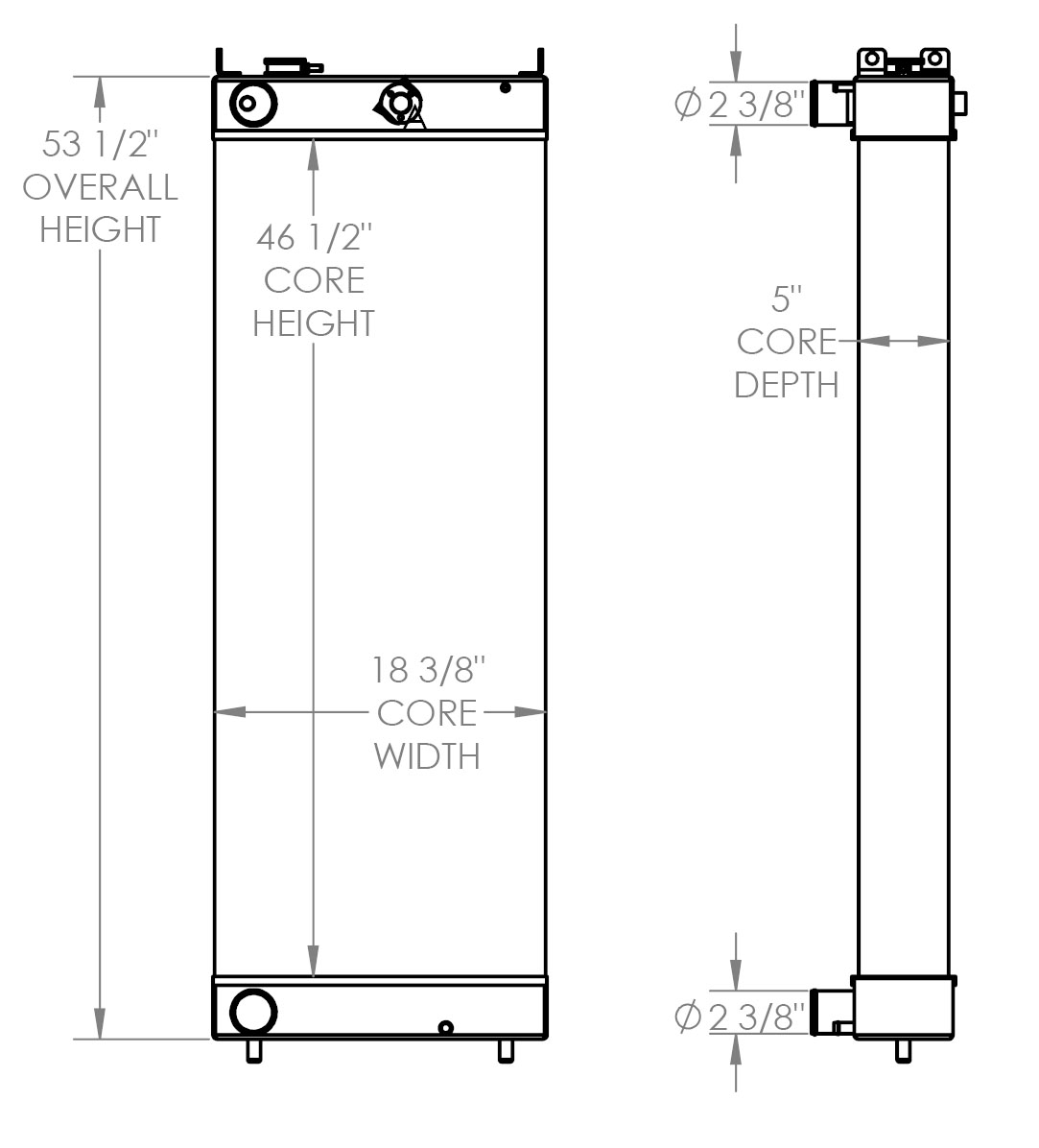 451688 - Kawasaki Wheel Loader Radiator Radiator