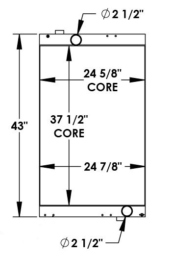 451689 - John Deere Generator Radiator Radiator