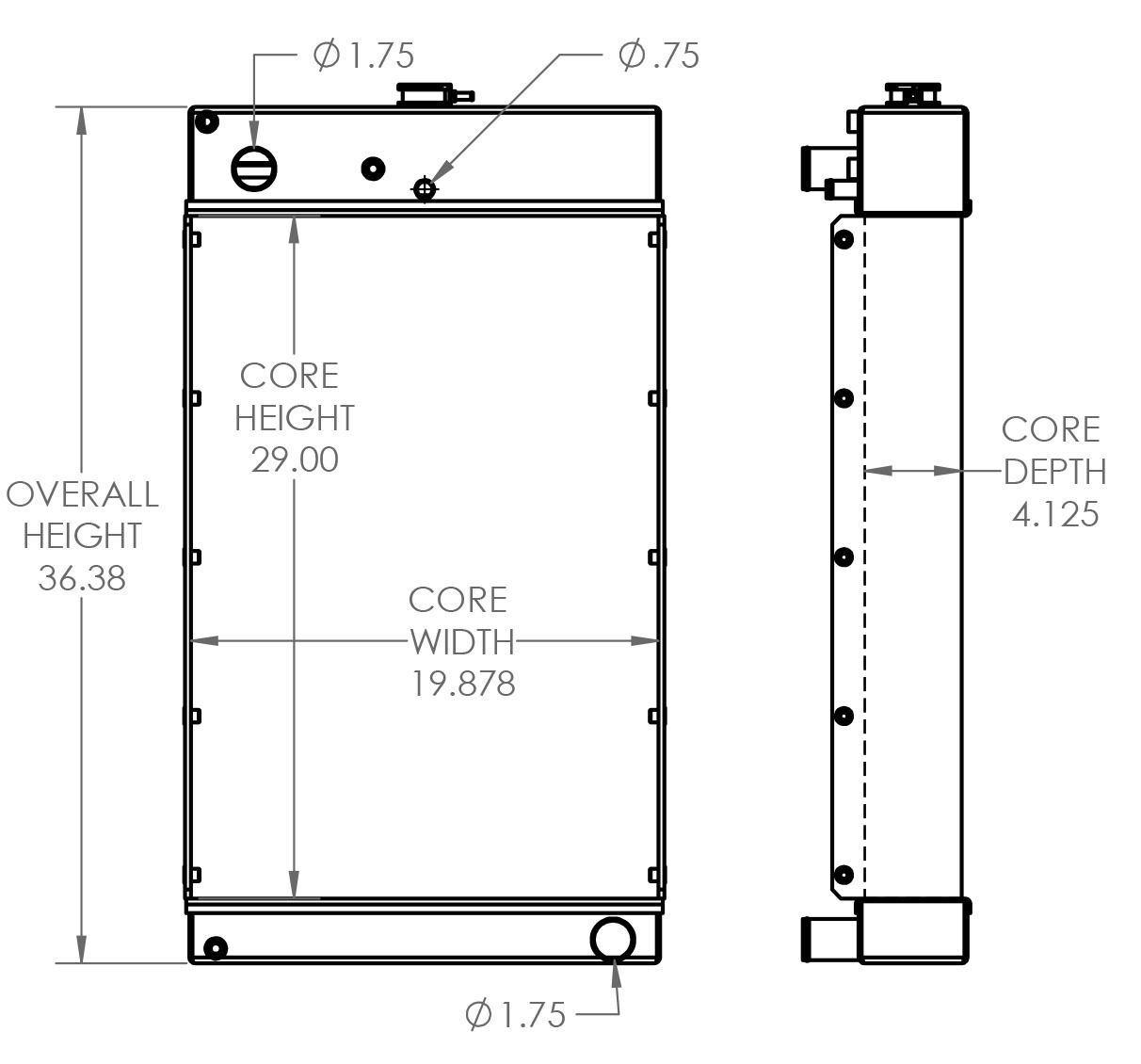 451698 - Vermeer Radiator Radiator