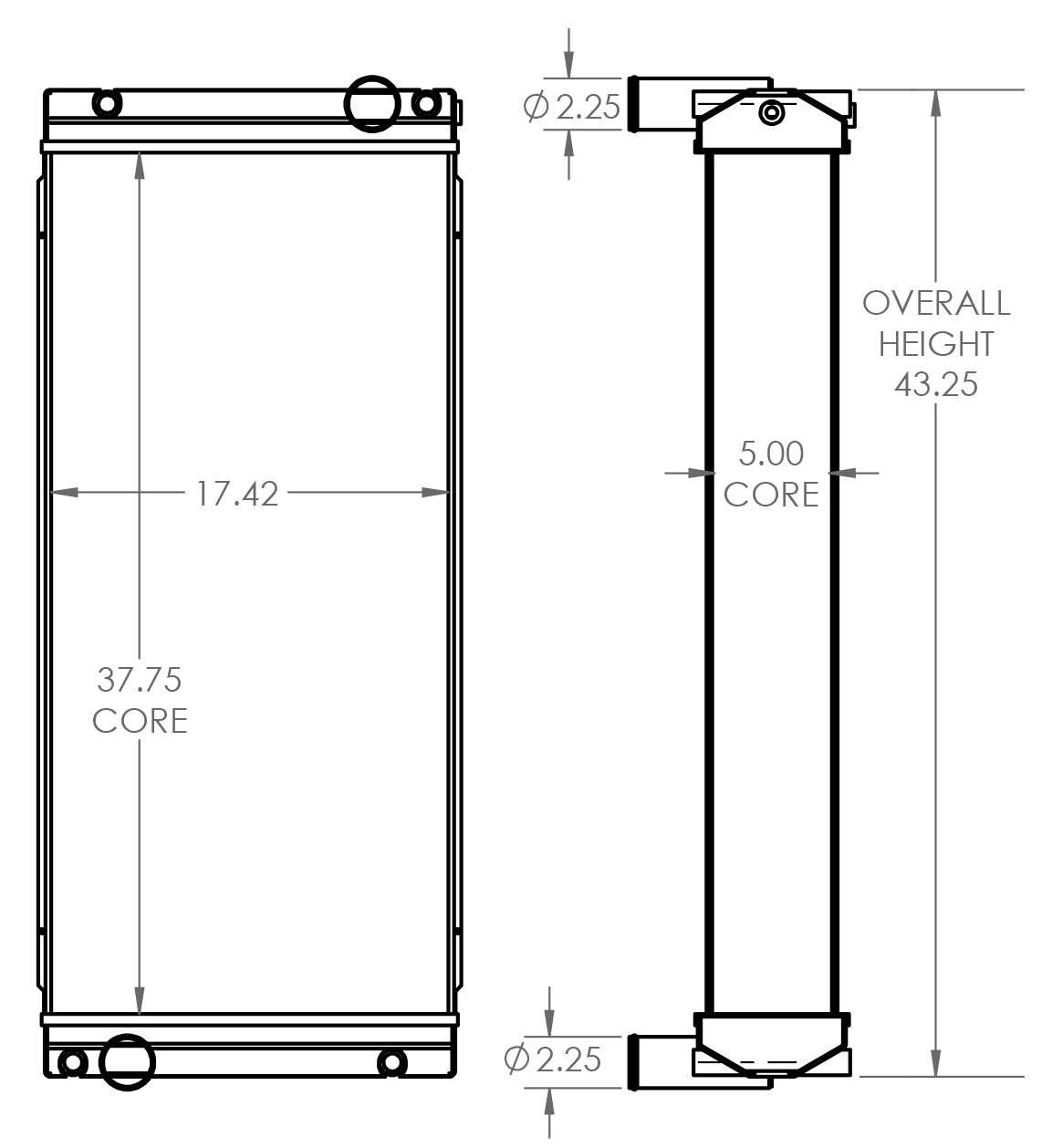 451701 - Volvo EC300EL Radiator Radiator