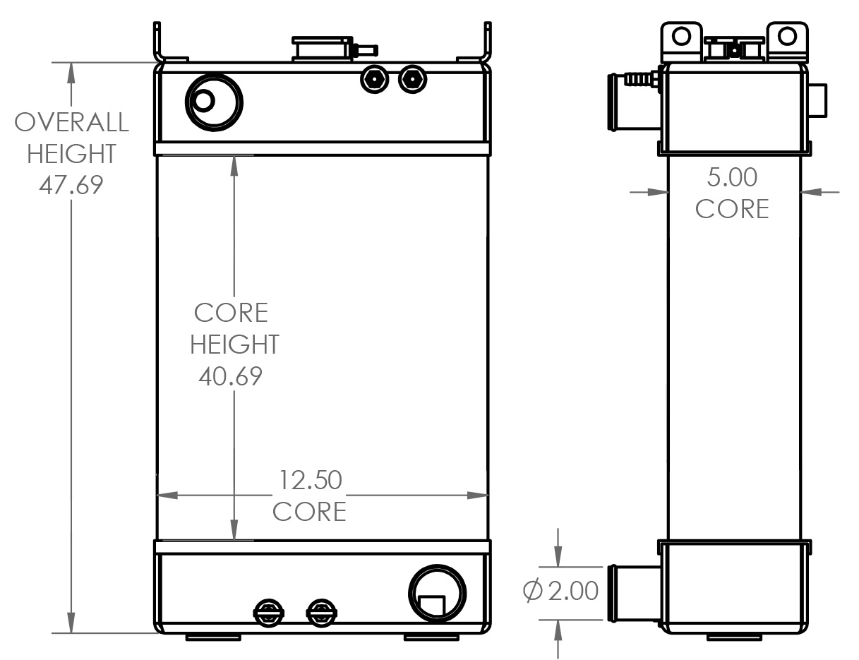 451702 - Komatsu WA200-7 Radiator Radiator