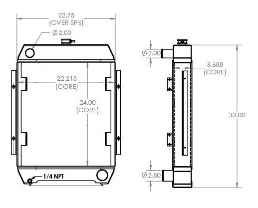 451712 - Tank Radiator Radiator