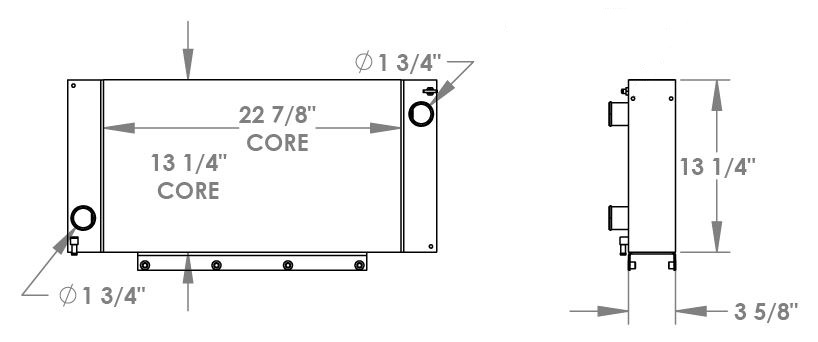 451715 - JLG 1250AJP Radiator Radiator