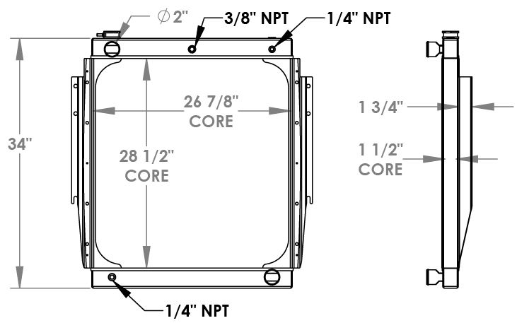 451716 - Generac Radiator Radiator