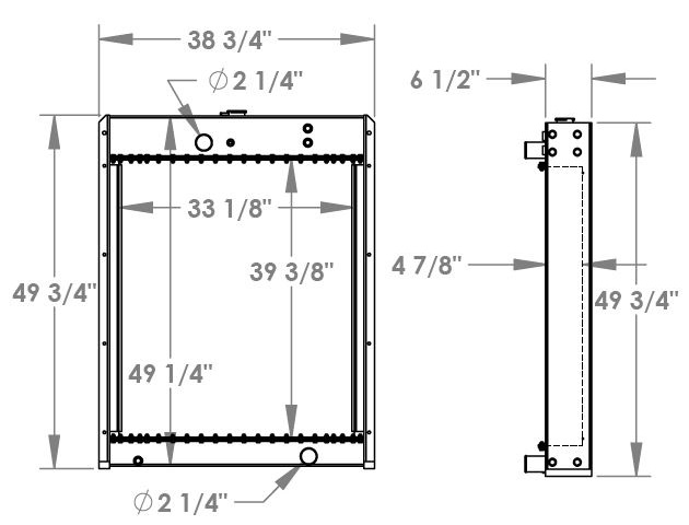 451721 - Detroit Diesel 6V71 Radiator Radiator