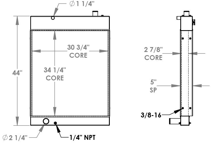 451735 - Manitowoc M800 Radiator Radiator