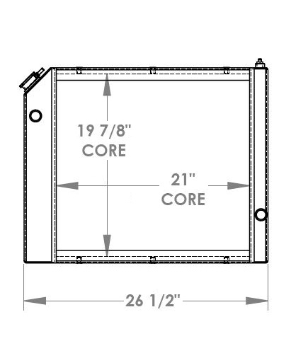 451747 - Cummins Generator Radiator Radiator