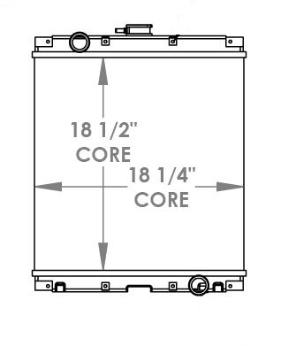 451753 - New Holland Skidsteer Radiator Radiator