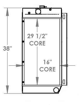 451754 - Snowblast M7000MD Radiator Radiator