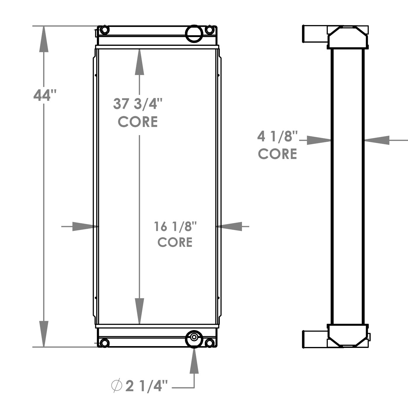 451759 - Volvo EC300 Radiator Radiator