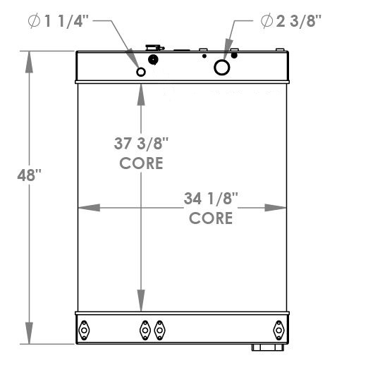 451766 - Komatsu WA450-2 Radiator Radiator