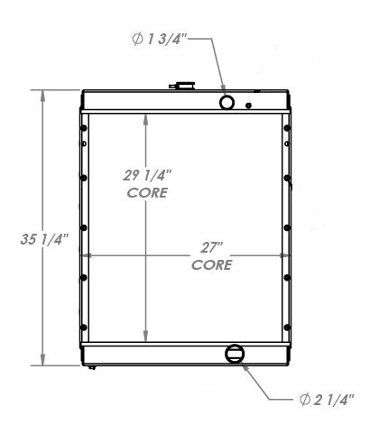 451767 - Top Soil Spreader Radiator Radiator