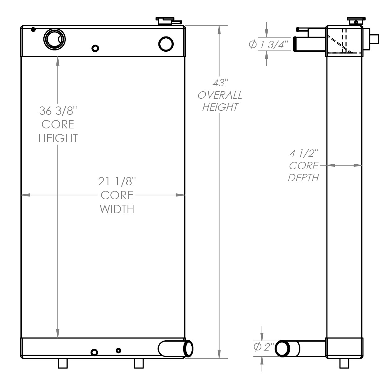 451768 - Hyundai HL757-9 Radiator Radiator