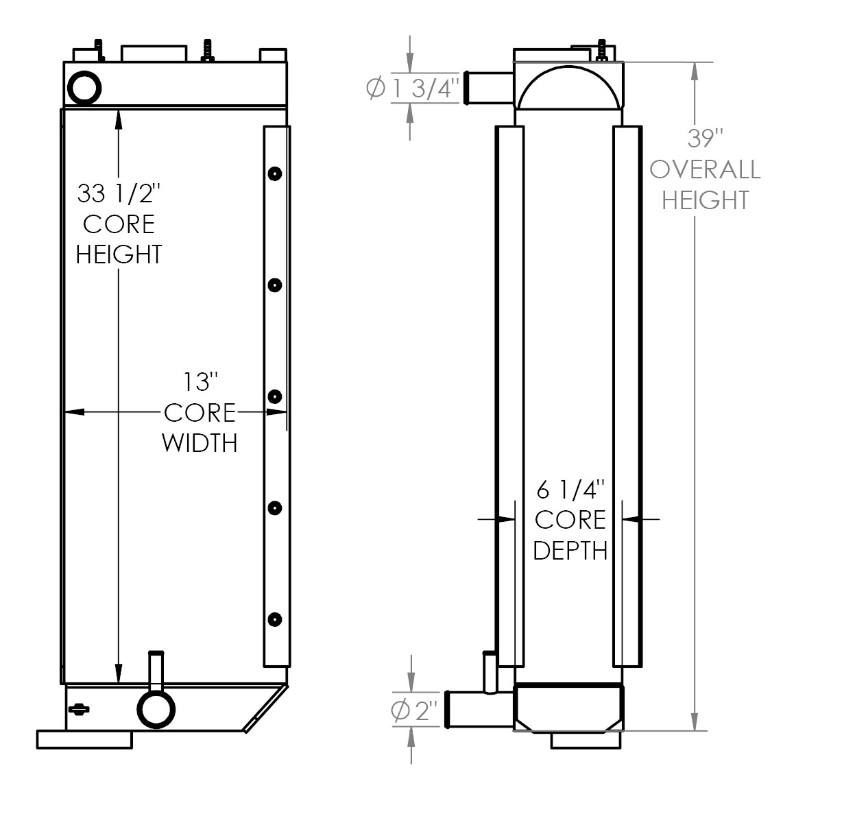 451774 - Caterpillar 563C Feller Buncher Radiator Radiator