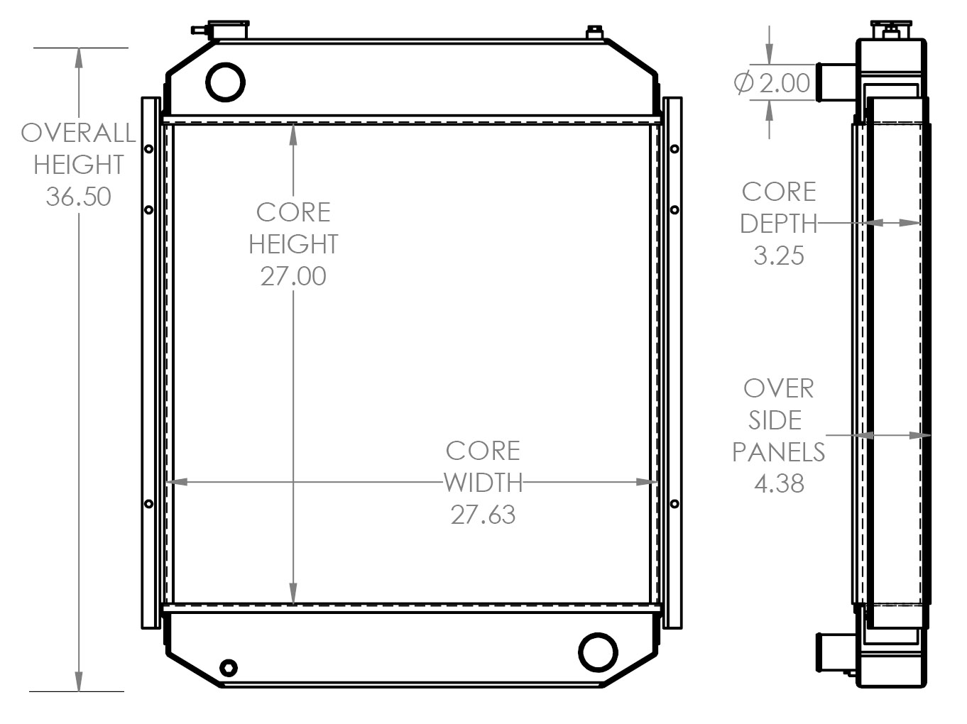 451784 - Generator Radiator Radiator