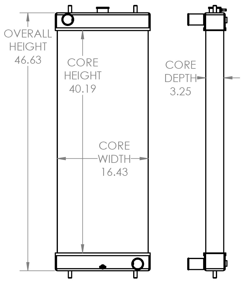 451785 - Hitachi Radiator Radiator