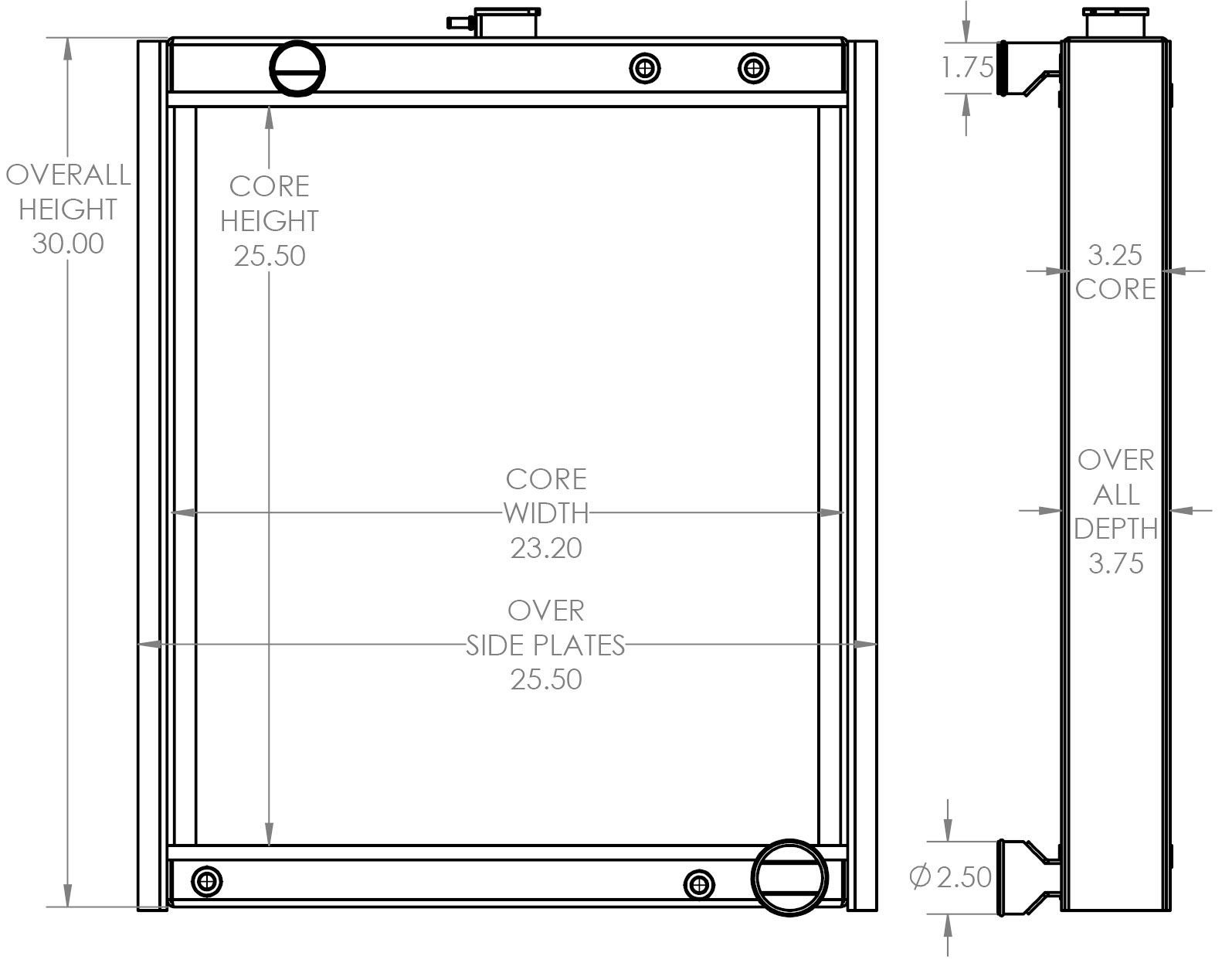 451787 - JLG Commander 30 Radiator Radiator