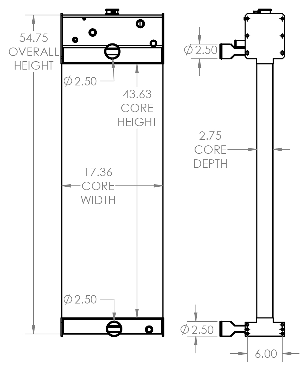 451795 - Cummins Onan Generator Radiator Radiator