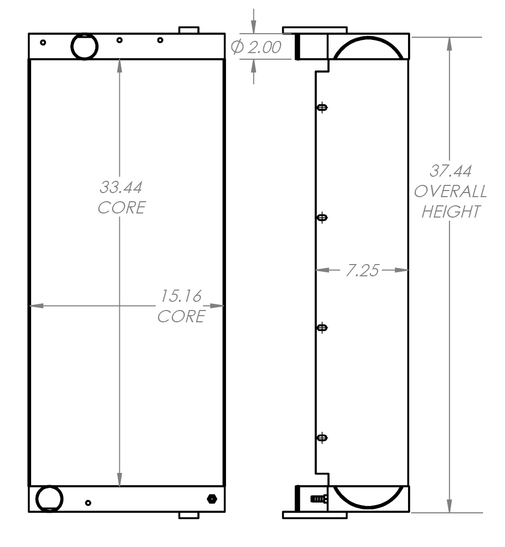 451802 - Volvo EC305C Radiator Radiator