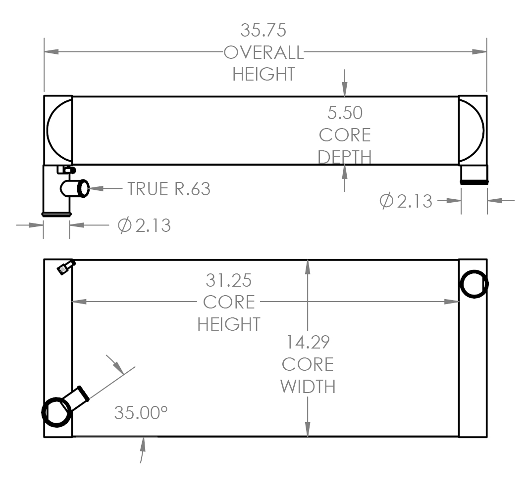 451803 - Liebherr Radiator Radiator